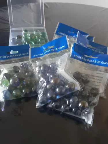 Bolinhas de gude espelhadas