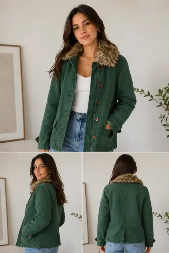 JAQUETA FEMININA INVERNO PARKA GAP