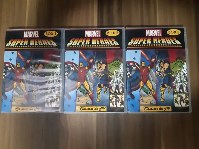 Dvds Marvel Super Heroes coleção clássica 