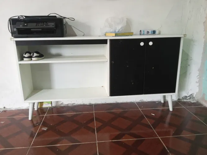 Rack pequeno baixo branco