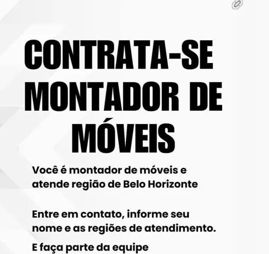 Vaga montador profissional
