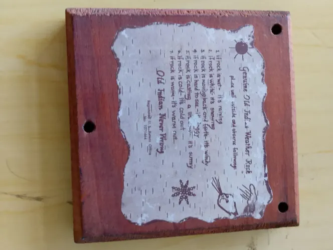 Placa Vintage de Humor Original Antiga Fabricada U.S.A.