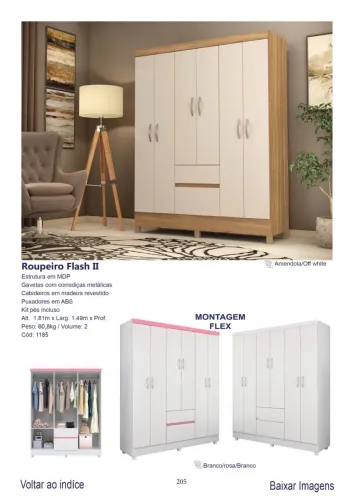Guarda roupa. 6 portas. A pronta entrega