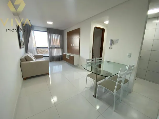 Apartamento com 1 dormitório para alugar, 37 m² por R$ 3.600/mês - Manaíra - João Pessoa/P