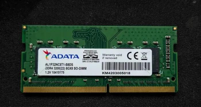 MEMÓRIA RAM para notebook ADATA 8GB DDR4 3200MHz