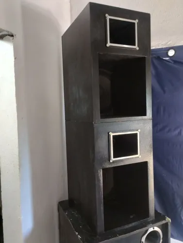 Caixa de som médio Fone de 12 pesado aceito cartão 