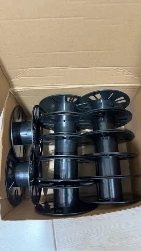 Bobina Carretel Vazio 1Kg para Filamento 3D PLA ABS PETG - Organizador de Mangueira