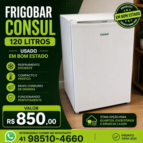 Frigobar consul 120 litros 