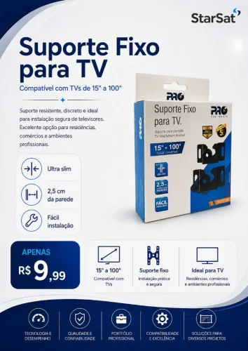 Novo suporte universal