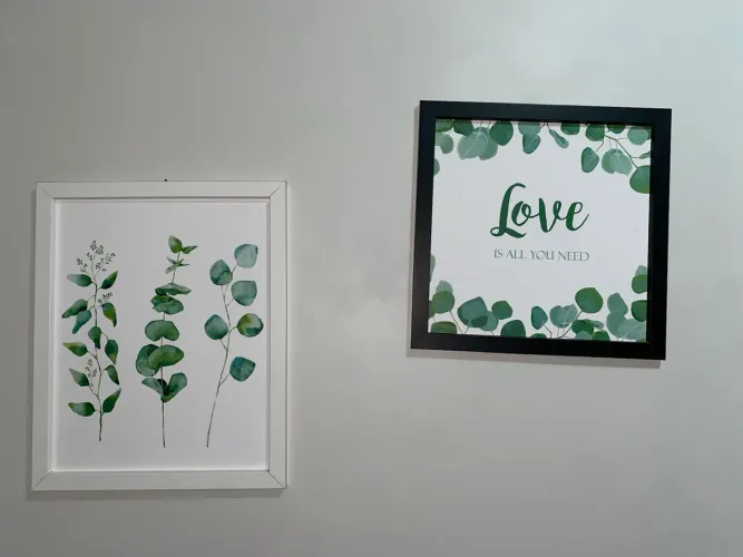 Quadro decorativo com moldura