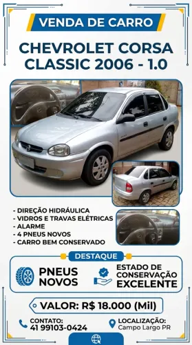 Chevrolet Corsa SED Class.spirit 1.0/1.0 Flexpower 2006