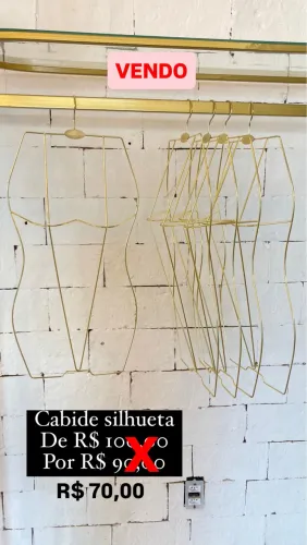 Cabide silhueta