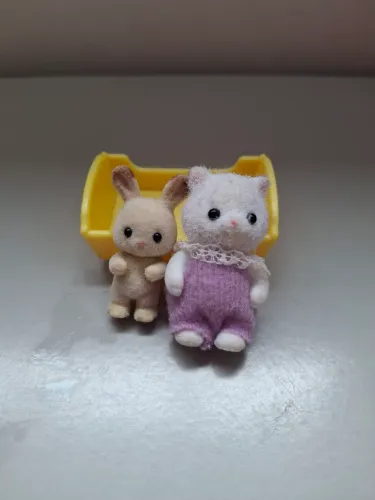 Sylvanian families conjunto bebês 