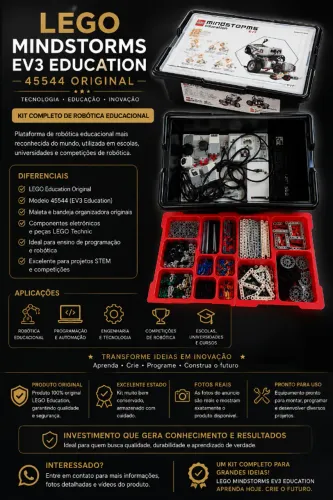 LEGO Mindstorms EV3 Original - Robótica Educacional