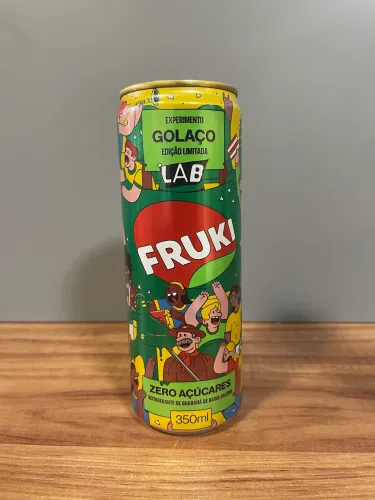 Guaraná Fruki Zero Açúcares - Golaço | Edição Limitada | 350 ml | Colecionável