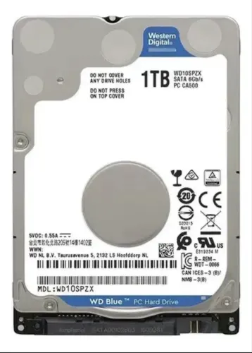 Hd 1tb notebook