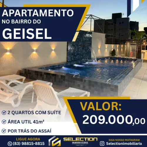 Apartamento no Geisel, oportunidade para sair do aluguel