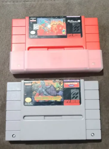 Doom e super ghouls and ghost snes super Nintendo Nitendo original
