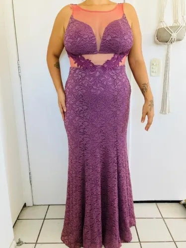 VESTIDO DE FESTA LILÁS