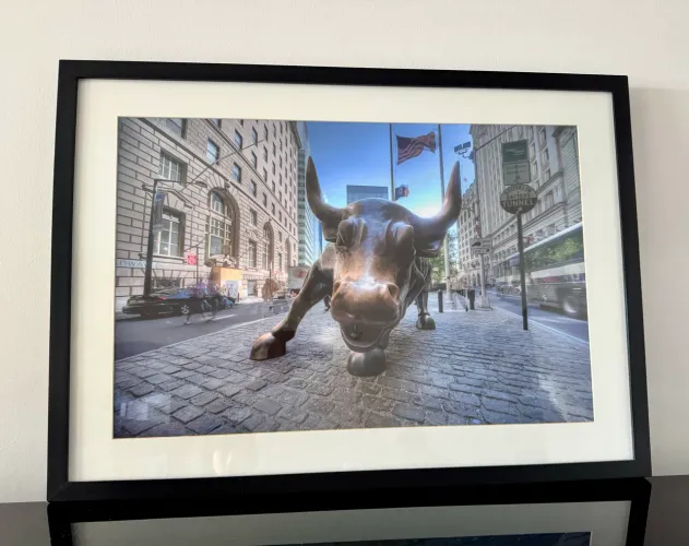 Quadro Touro de Wall Street 