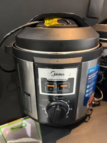 Panela Elétrica de Pressão Midea 6L Inox