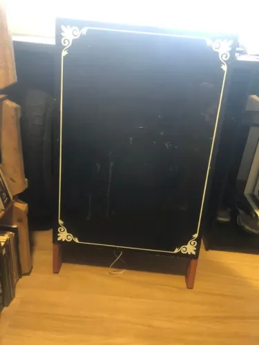 Quadro negro para anuncio