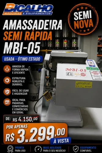 Amassadeira semi rápida