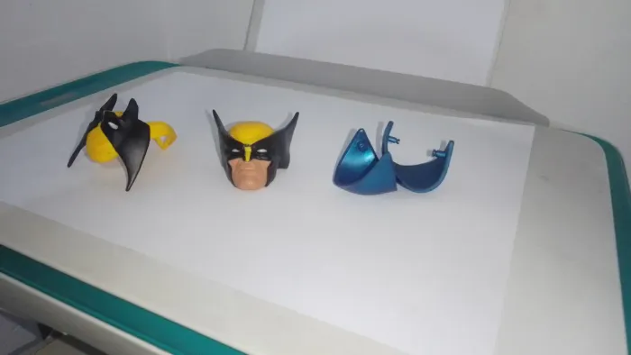 Lote para Customização: Head Wolverine 1/6 Original Hasbro Marvel legends Series!