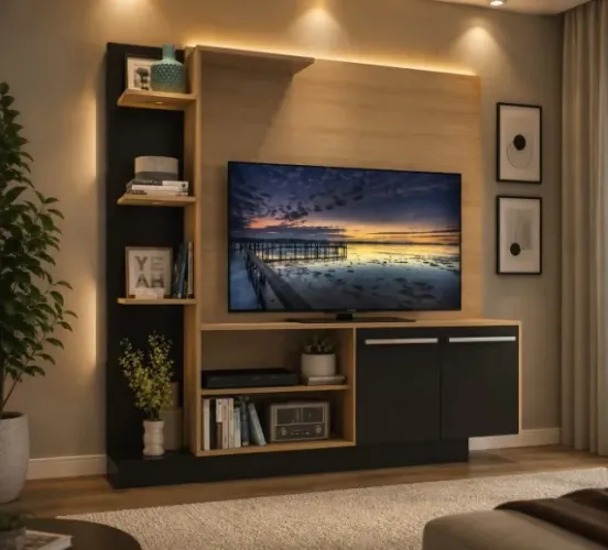Promoção Estante Marrom 52'' - 17/7/26