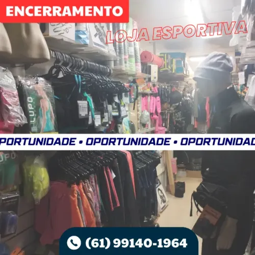 LIQUIDAÇÃO TOTAL! Loja Esportiva Fecha as Portas - Estoque Abaixo do Custo!