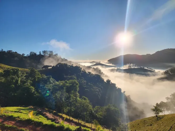Domingos Martins/Rota dos Ipês. Maravilhosa vista.
