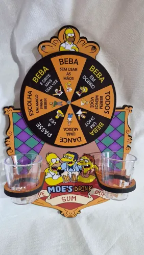 Roleta de shot drink Simpsons 