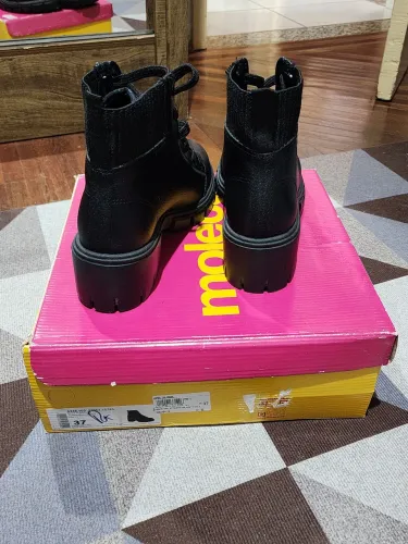 Bota moleca feminina preta 37