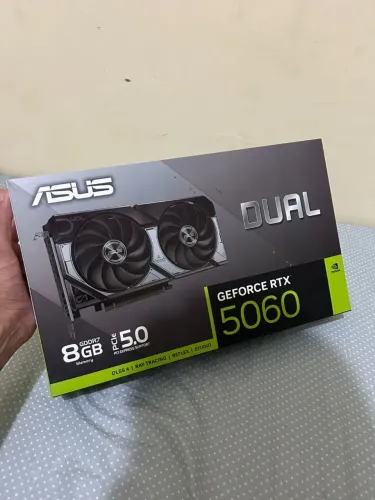 Placa de Video Geforce RTX 5060 8GB Asus Dual PCI5.0