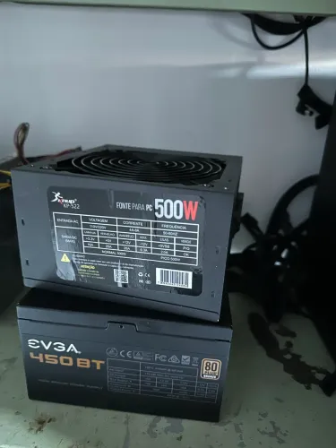 Fonte gamer apartir 100,00 500w 80 plus gold 150,00 cada loja