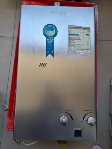 Aquecedor de Água a Gás Komeco KO 15DI Inox - 15L - GLP