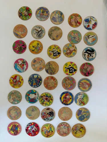 Lote 40 Tazos Looney Tunes Elma Chips 1997 