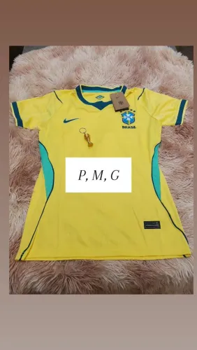 Camisas do Brasil femininas.