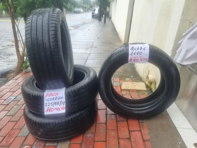 Pneu  225/55/18 Pirelli Scorpion. Oportunidade!