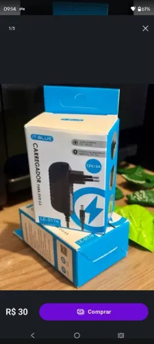 Fonte Carregador 12v 3a Pino 5.5mm It-blue *ENTREGA GRÁTIS*