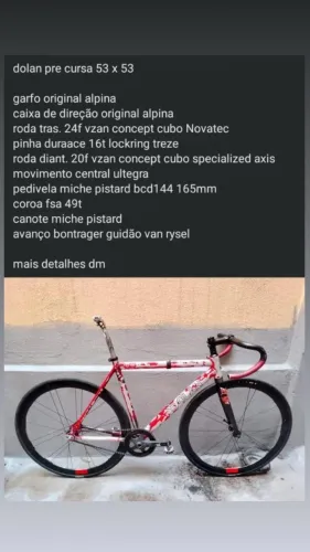 Bicicleta Fixa Dolan Pre Cursa