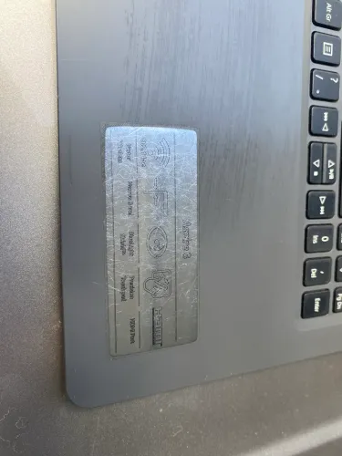 Notebook aspire 3 