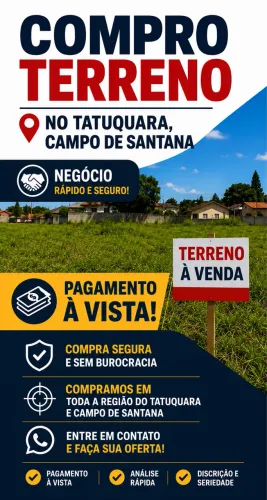 Procuro terrenos no Tatuquara e Campo de Santana