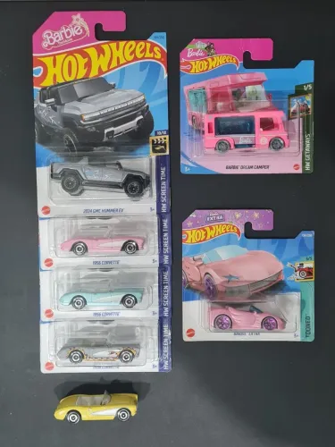 Hot Wheels Barbie (lote de 7 minis)