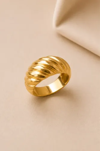 Anel Duna em Ouro 18k 750
