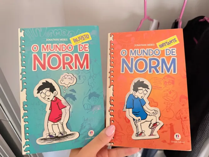 Kit 2 livros O mundo de Norm