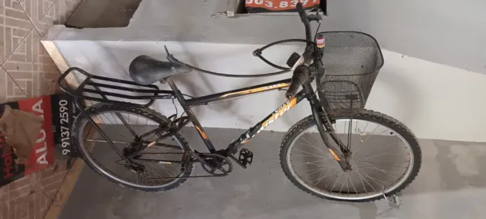 Bicicleta para adulto retirada em Florianópolis