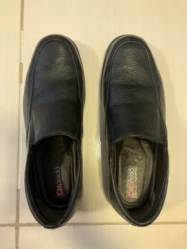 Sapato tamanho 48 Calprado preto sem cadarço 