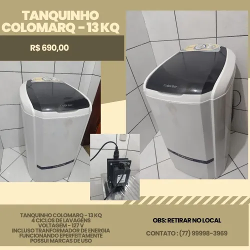 Tanquinho Colomarq - 13 kg