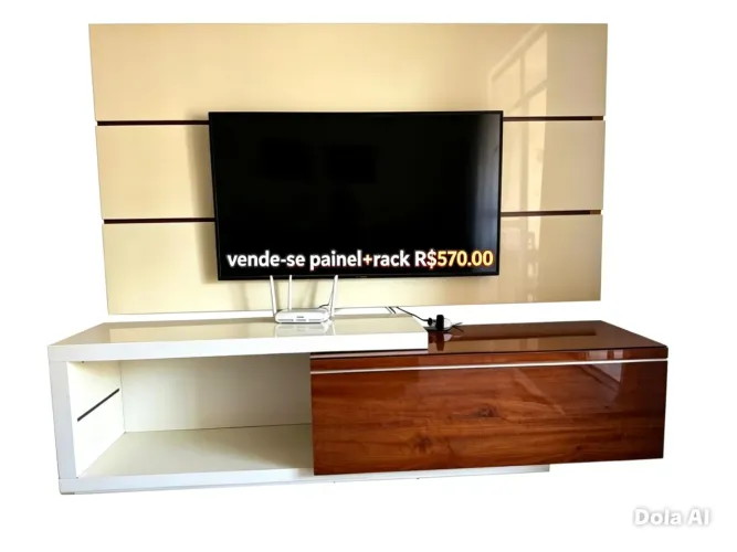 Rack com painel